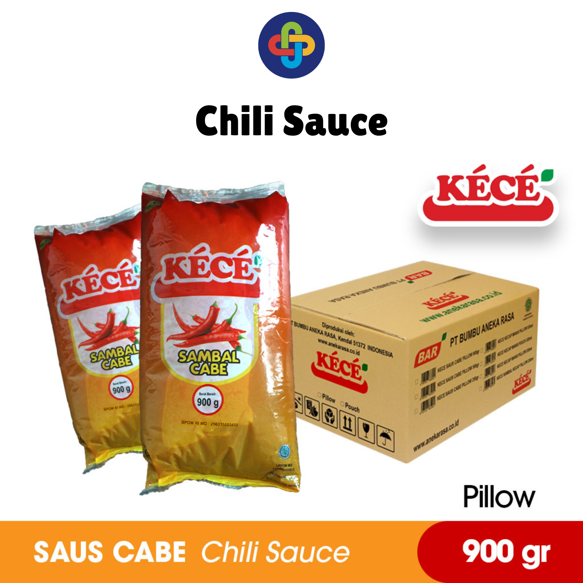 Saus Cabe KECE Pillow  900 gr
